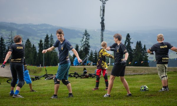 Klub rowerowy Rock'n Ride - rozgrzewka